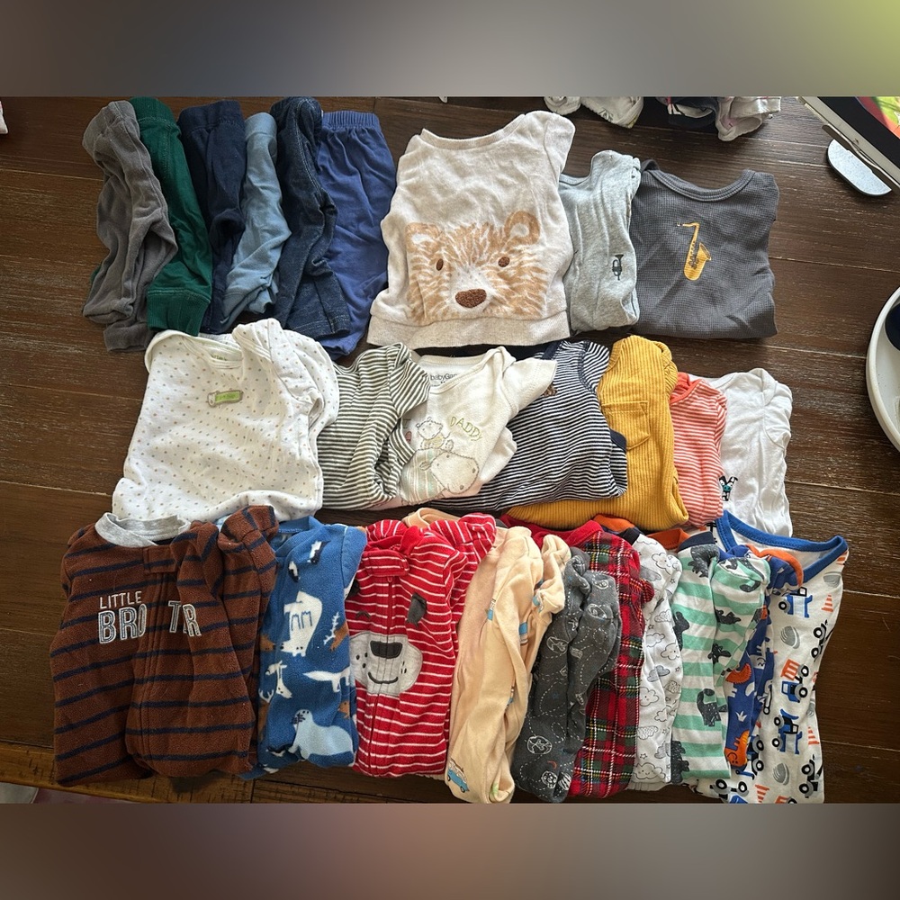 Baby Boy Clothing Bundle, Size 0-3 Months